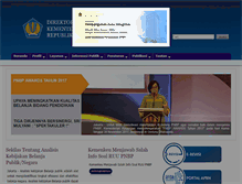 Tablet Screenshot of anggaran.depkeu.go.id